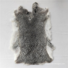 Large Size Craft Fur Bunny Fur Light Grey Rabbit Fur Pelt